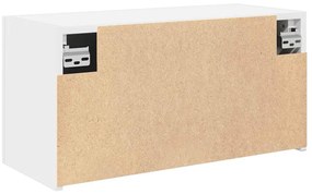 Armário parede p/ casa banho 60x25x30 cm deriv. madeira branco