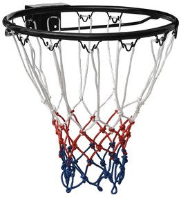 Cesto de basquetebol 39 cm aço preto