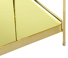 Mesa de apoio dourada 29 x 29 cm ALSEA Beliani