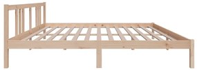 Estrutura de cama super king 180x200 cm madeira maciça