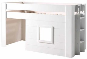 Conjunto Cama infantil NOAH + Cortina e Porta de Tecido Branca