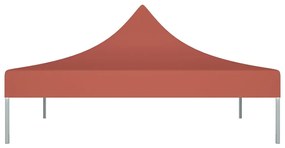 Teto para tenda de festas 3x3 m 270 g/m² terracota