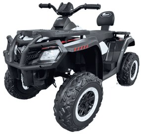 Moto 4 Eléctrica para crianças XT-SPEED 24V, 4x4, Rodas de borracha, Assento em couro sintético Branca