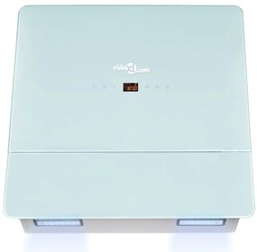 Exaustor 600 mm vidro temperado branco