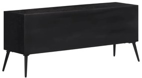 Móvel de TV 112x31x45 cm madeira de teca recuperada maciça