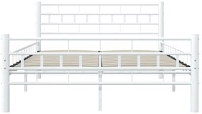 Estrutura de cama 120x200 cm metal branco
