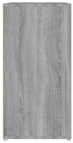 Sapateira 60x35x70 cm derivados de madeira sonoma cinza