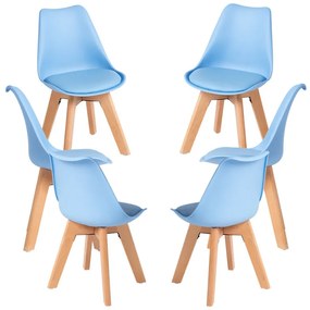 Pack 6 Cadeiras Synk Kid (Infantil) - Azul claro