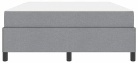 Cama Box Cinza claro, Preto 140 x 200 cm