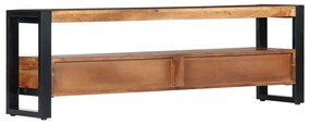 Móvel de TV 140x30x45 cm madeira de acácia maciça