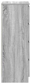 Aparador 37,5x35x99 cm derivados de madeira cinzento sonoma