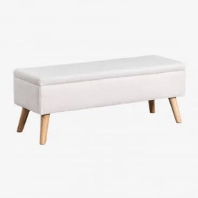 Banco Baú Em Borreguito Adirane ↔︎ 120 Cm - Sklum