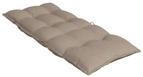 Almofadões cadeira encosto alto 6pcs oxford cinza-acastanhado