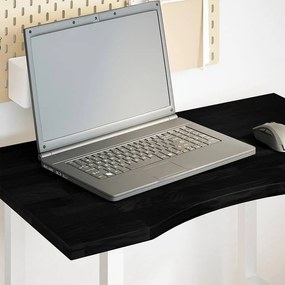 vidaXL Tampo de mesa retangular 80x60x2,5 cm carvalho castanho-escuro