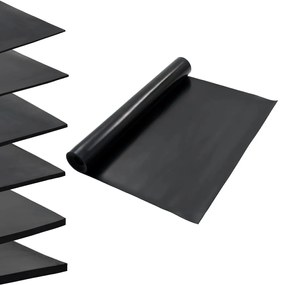 143960 vidaXL Tapete de borracha antiderrapante liso 1,2x5 m 3 mm
