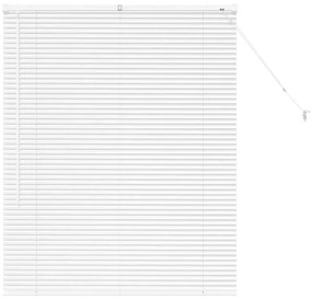 Persiana de Janela com cortinas Outros Manual Branco 105 x 130 cm Alum