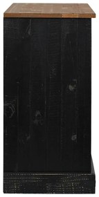Aparador HALDEN 2 portas de correr 112x40x80 cm Madeira maciça