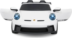 Carro elétrico para Crianças 3 a 9 anos, 24V 4x4 2 lugares Porsche 911 GT 3 MP4 Branco