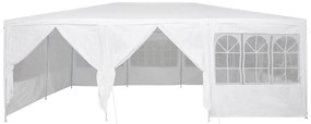 Tenda para Festa com 10 Laterais Branca 6x4 m PE