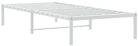 Estrutura de cama metal 90x200 cm branco