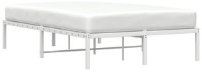 Estrutura de cama de metal 120x190 cm branco