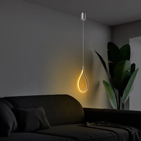 Candeeiro de Teto Damla – Cromado – 23 x 50-100 x 10 cm