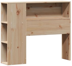 Cama com estante sem colchão 90x200 cm pinho maciço
