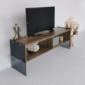 Móvel TV TV405 – Nogueira – 120 cm x 45 cm x 35 cm