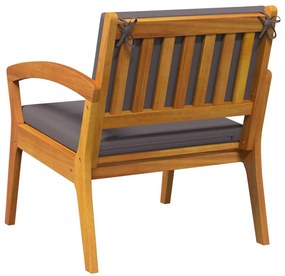 Cadeiras de Jardim vidaXL 2 pcs 59,5x70,5x72,5 cm Madeira Sólida de Ac