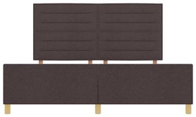 Cama vidaXL Castanho 180x200 cm Tecido