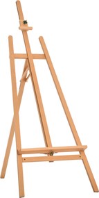 HOMCOM Cavalete de Pintura Cavalete de Madeira de Faia de Desenho para Estúdio com Altura Ajustável 65x44x174-230 cm Madeira | Aosom Portugal
