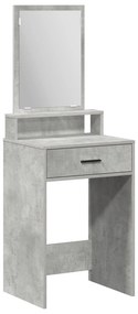 Tocador vidaXL com Gavetas Cinzento Betão 50x41x140 cm