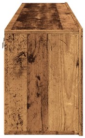Móveis de parede para TV 2 pcs 80x30x41 cm madeira velha