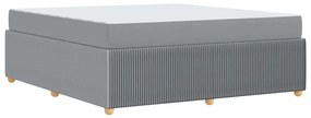 Estrutura da Cama Outros Cinzento-claro 180 x 200 cm tecido