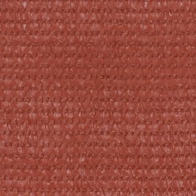 Tela de varanda 120x600 cm PEAD terracota