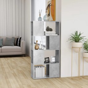 Estante/divisória 60x24x124,5 cm cinzento cimento
