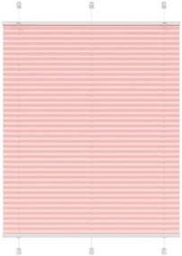 Rosa Plissada Cega 105x150 cm Largura Tecido 104,4cm Poliéster