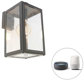 LED Candeeiro de parede exterior inteligente cinzento c/ Wifi G95 - Sutton down Clássico / Antigo,Country / Rústico,Retro