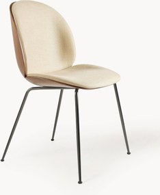 Cadeira estofada com assento em concha Beetle