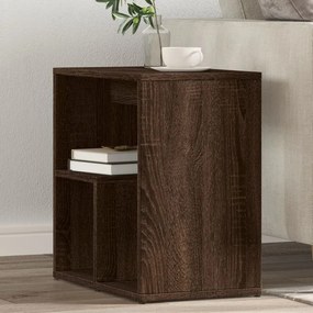 vidaXL Mesas apoio 2pcs 50x30x50cm derivados madeira carvalho castanho