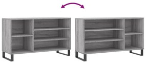Sapateira 102x36x60 cm derivados de madeira cinzento sonoma