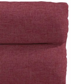 Cadeiras de jantar 2 pcs tecido vermelho tinto