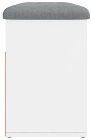 Banco sapateira 82x32x45,5 cm derivados de madeira branco