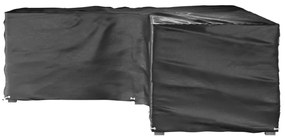 Capas p/ mobília jardim forma de L 2 pcs 18 ilhós 220x285x80 cm