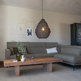 Candeeiro de suspensão oriental preto 45 cm - Nidum L