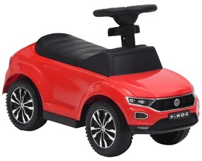 Carro de passeio Volkswagen T-Roc vermelho