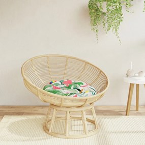 vidaXL Almofadão redondo Ø 60 x11 cm tecido oxford multicor