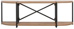 Móvel TV Sky – Pinho Atlântico Preto – 138x47x35 cm