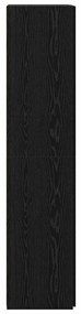 Buffet Alta Carvalho Preto 40x42.5x185 cm Madeira de Engenharia