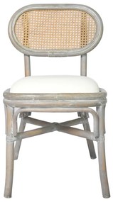 Cadeiras de jantar 4 pcs linho cinzento